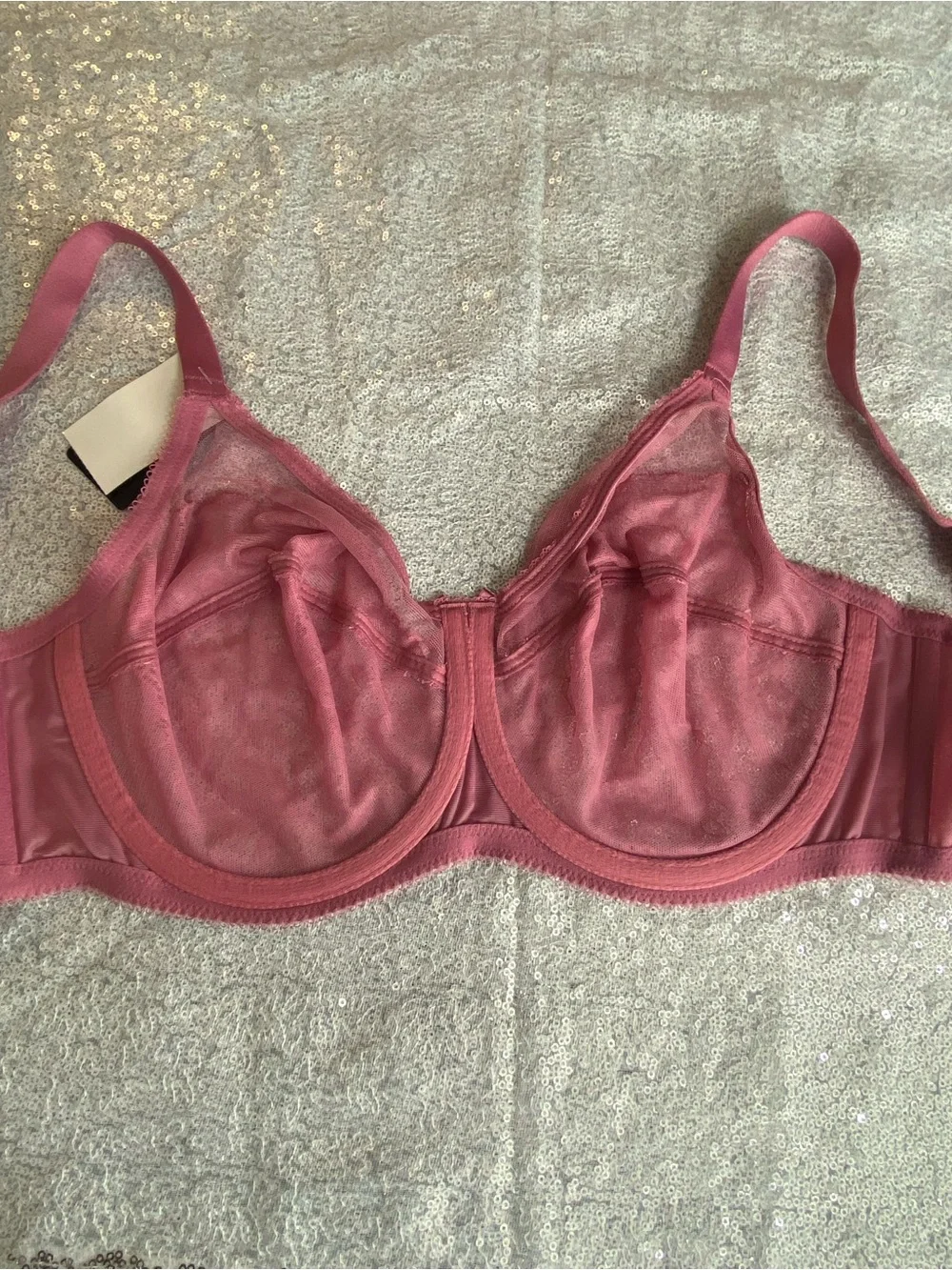 Wacoal Retro Chic Full Figure Underwire Bra Dusty Rose Pink 36DD NWT